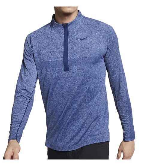 nike dry 1 2 zip tops golf blauw|Nike Tour Men's Dri.